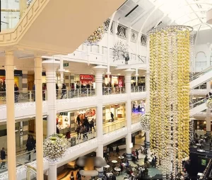 Inside the Victoria Place Shopping Center